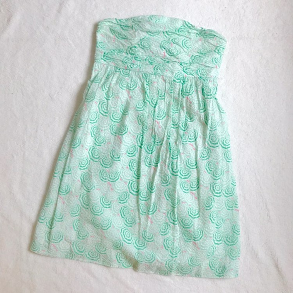 VINEYARD VINES Beach Umbrella Print Cotton Dress
